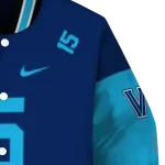 customized villanova wildcats team patch navy varsity jacket best selling