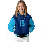 customized villanova wildcats team patch navy varsity jacket best selling