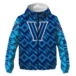customized villanova wildcats trellis mesh navy windbreaker jacket best selling