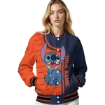 customized virginia cavaliers stitch laughing blue varsity jacket best selling