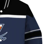 customized virginia cavaliers stripe statement blue black varsity jacket best selling