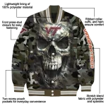 customized virginia tech hokies camouflage skull camouflage varsity jacket best selling