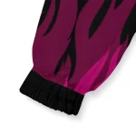 customized virginia tech hokies flame trim maroon black windbreaker jacket best selling
