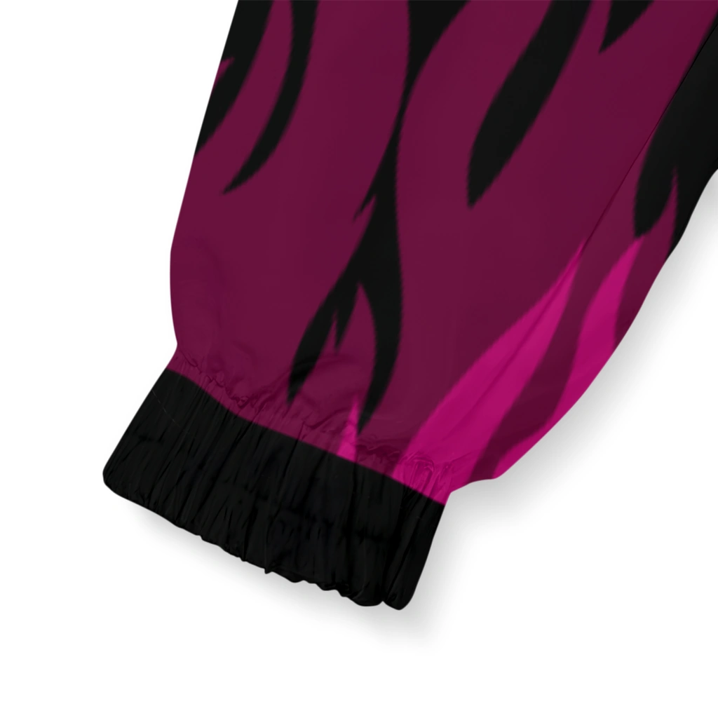 customized virginia tech hokies flame trim maroon black windbreaker jacket latest model customized virginia tech hokies flame trim maroon black windbreaker jacket latest model