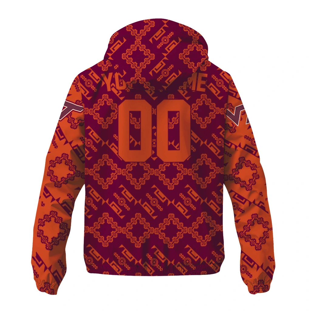 customized virginia tech hokies trellis mesh maroon windbreaker jacket fashion forward customized virginia tech hokies trellis mesh maroon windbreaker jacket fashion forward
