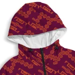 customized virginia tech hokies trellis mesh maroon windbreaker jacket best selling