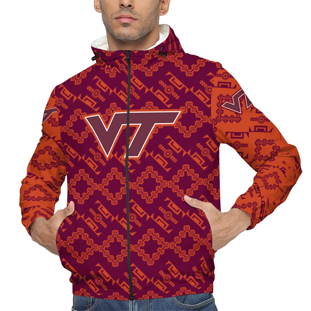 customized virginia tech hokies trellis mesh maroon windbreaker jacket top rated customized virginia tech hokies trellis mesh maroon windbreaker jacket top rated