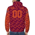 customized virginia tech hokies trellis mesh maroon windbreaker jacket best selling