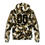 customized wake forest demon deacons camouflage mashup gold windbreaker jacket best selling