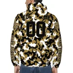 customized wake forest demon deacons camouflage mashup gold windbreaker jacket best selling