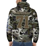 customized washington capitals skull camo camouflage windbreaker jacket best selling