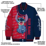 customized washington capitals stitch laughing blue varsity jacket best selling