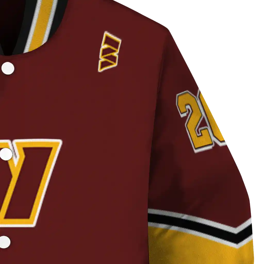 customized washington commanders chevron style burgundy varsity jacket premium grade customized washington commanders chevron style burgundy varsity jacket premium grade