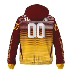 customized washington commanders pattern layers burgundy windbreaker jacket best selling