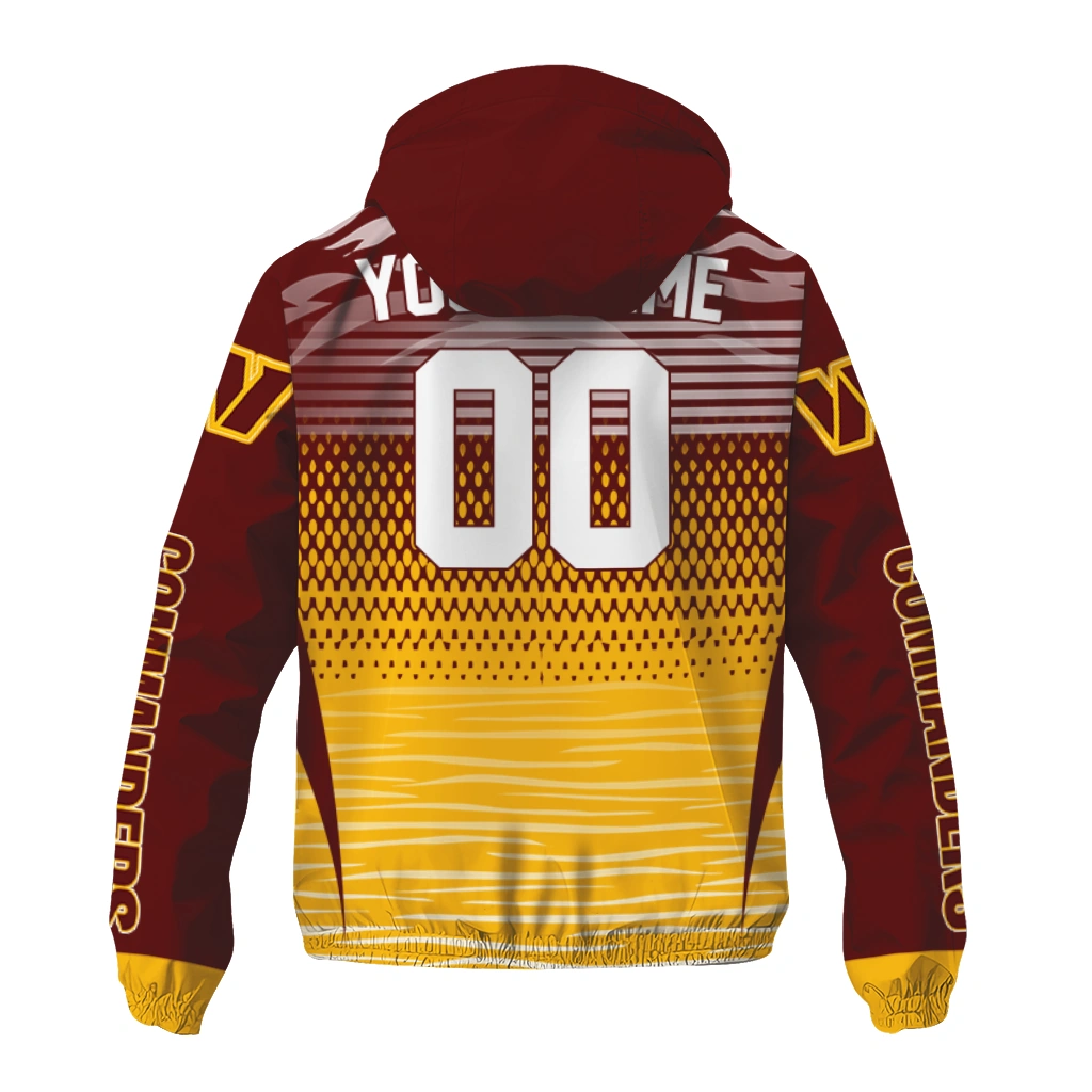 customized washington commanders pattern layers burgundy windbreaker jacket fashion forward customized washington commanders pattern layers burgundy windbreaker jacket fashion forward