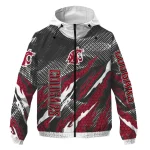 customized washington state cougars claw mesh crimson gray windbreaker jacket best selling