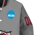 customized washington state cougars feral slash grey varsity jacket best selling