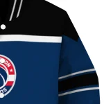 customized washington wizards stripe statement blue black varsity jacket best selling