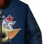 customized winnipeg jets adorable yoda blue black bomber jacket best selling