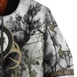 customized winnipeg jets deer skull camouflage white bomber jacket best selling