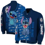 customized winnipeg jets stitch laughing blue varsity jacket best selling