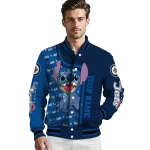 customized winnipeg jets stitch laughing blue varsity jacket best selling