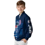 customized winnipeg jets stitch laughing blue varsity jacket best selling