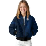 customized winnipeg jets tribal deer art blue bomber jacket best selling