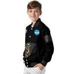 customized wyoming cowboys claw shred black varsity jacket best selling