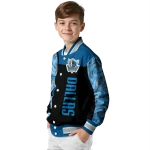 dallas mavericks fire skull blue black varsity jacket best selling