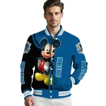dallas mavericks mickey mouse blue varsity jacket best selling