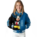 dallas mavericks mickey mouse blue varsity jacket best selling