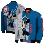dallas mavericks minnie mouse blue bomber jacket best selling