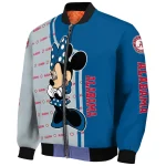 dallas mavericks minnie mouse blue bomber jacket best selling