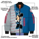 dallas mavericks minnie mouse blue bomber jacket best selling