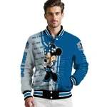 dallas mavericks minnie mouse blue varsity jacket best selling