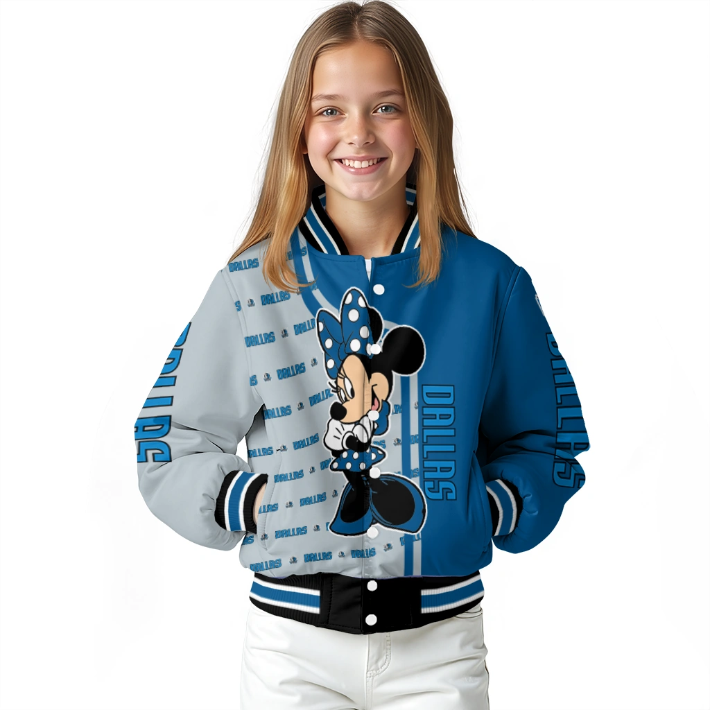 dallas mavericks minnie mouse blue varsity jacket top rated dallas mavericks minnie mouse blue varsity jacket top rated