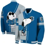 dallas mavericks snoopy attitude blue varsity jacket best selling