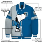 dallas mavericks snoopy attitude blue varsity jacket best selling