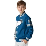 dallas mavericks snoopy attitude blue varsity jacket best selling
