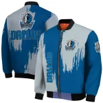 dallas mavericks urban mark blue bomber jacket best selling