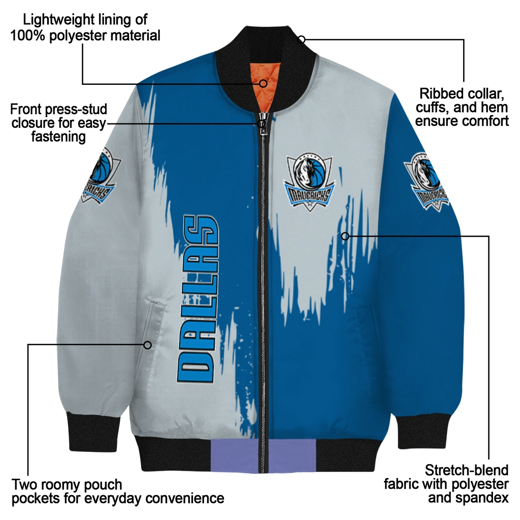 dallas mavericks urban mark blue bomber jacket new arrival dallas mavericks urban mark blue bomber jacket new arrival