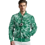 dallas stars dynamic rings green varsity jacket best selling