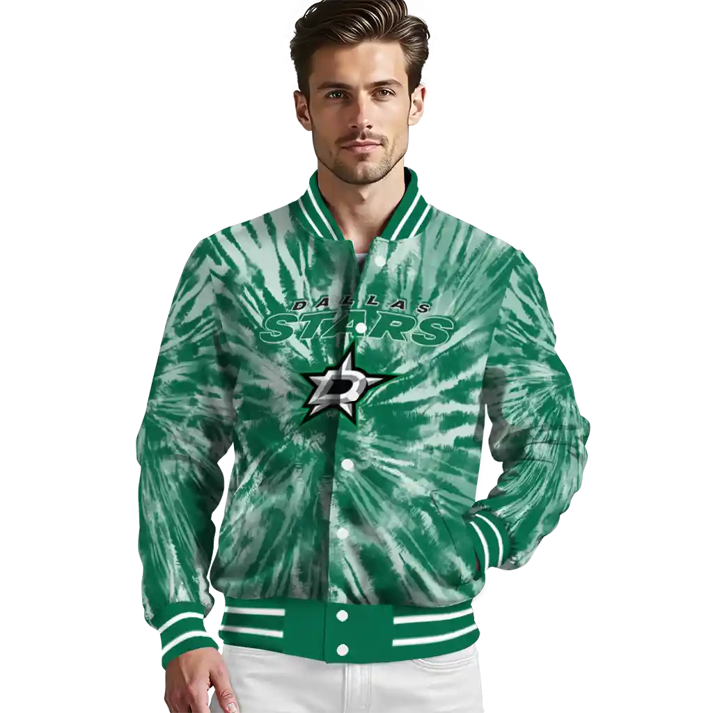 dallas stars dynamic rings green varsity jacket high quality dallas stars dynamic rings green varsity jacket high quality