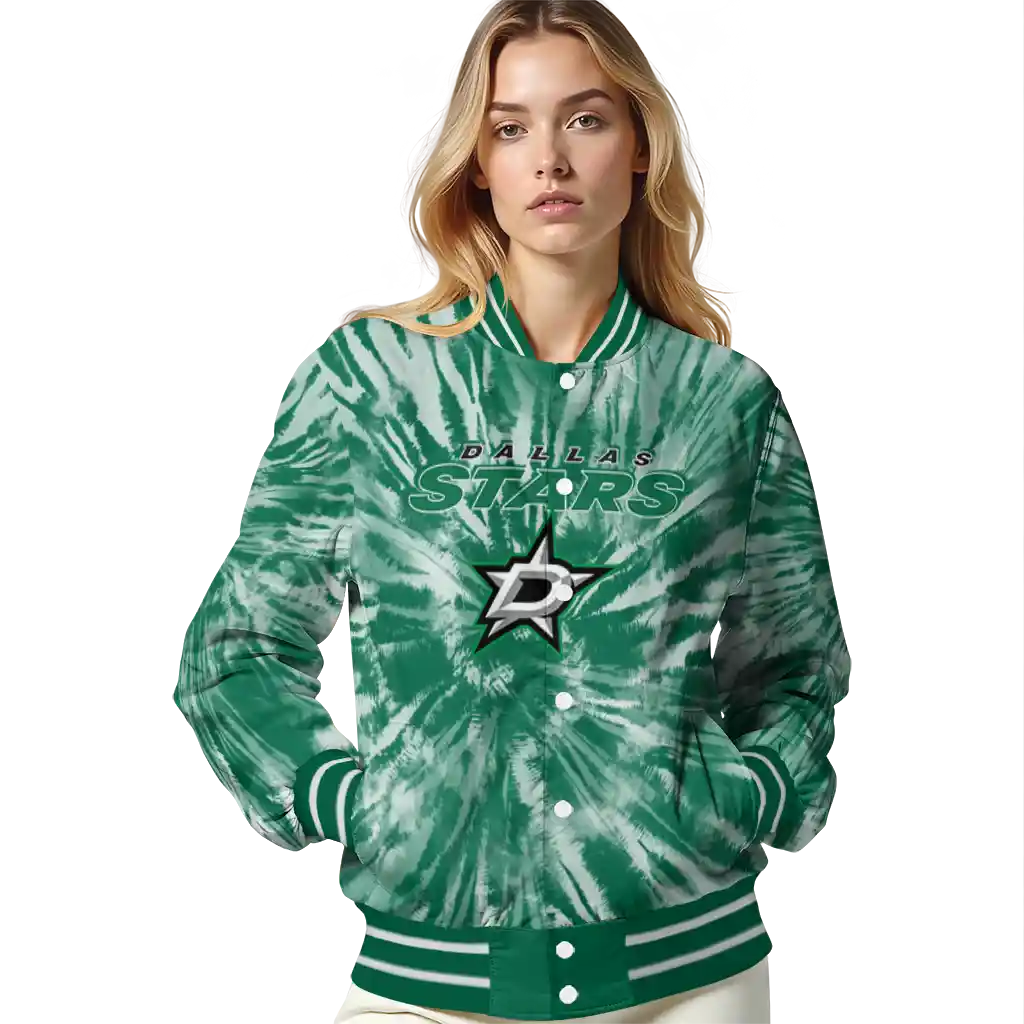 dallas stars dynamic rings green varsity jacket latest model dallas stars dynamic rings green varsity jacket latest model