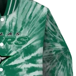 dallas stars dynamic rings green varsity jacket best selling
