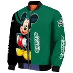 dallas stars mickey mouse green bomber jacket best selling