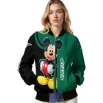 dallas stars mickey mouse green bomber jacket best selling