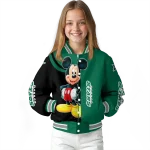 dallas stars mickey mouse green varsity jacket best selling