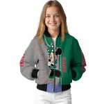 dallas stars minnie mouse green bomber jacket best selling
